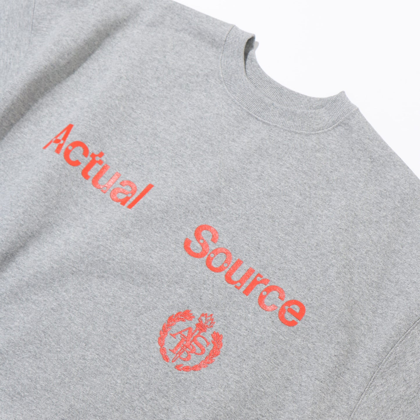 "Actual Source × FreshService" LIGHT OZ CREW NECK SWEAT COLLEGE