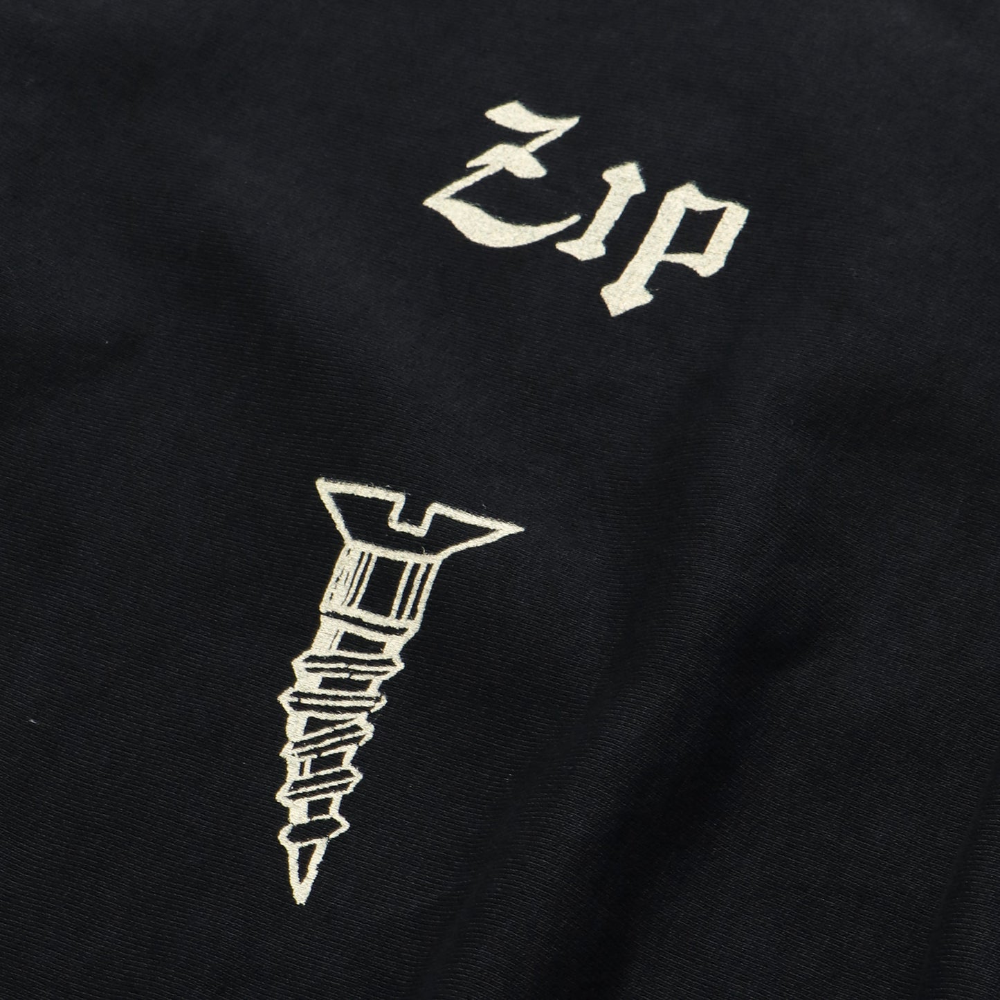 ZIP DAMAGE CREW SWEAT