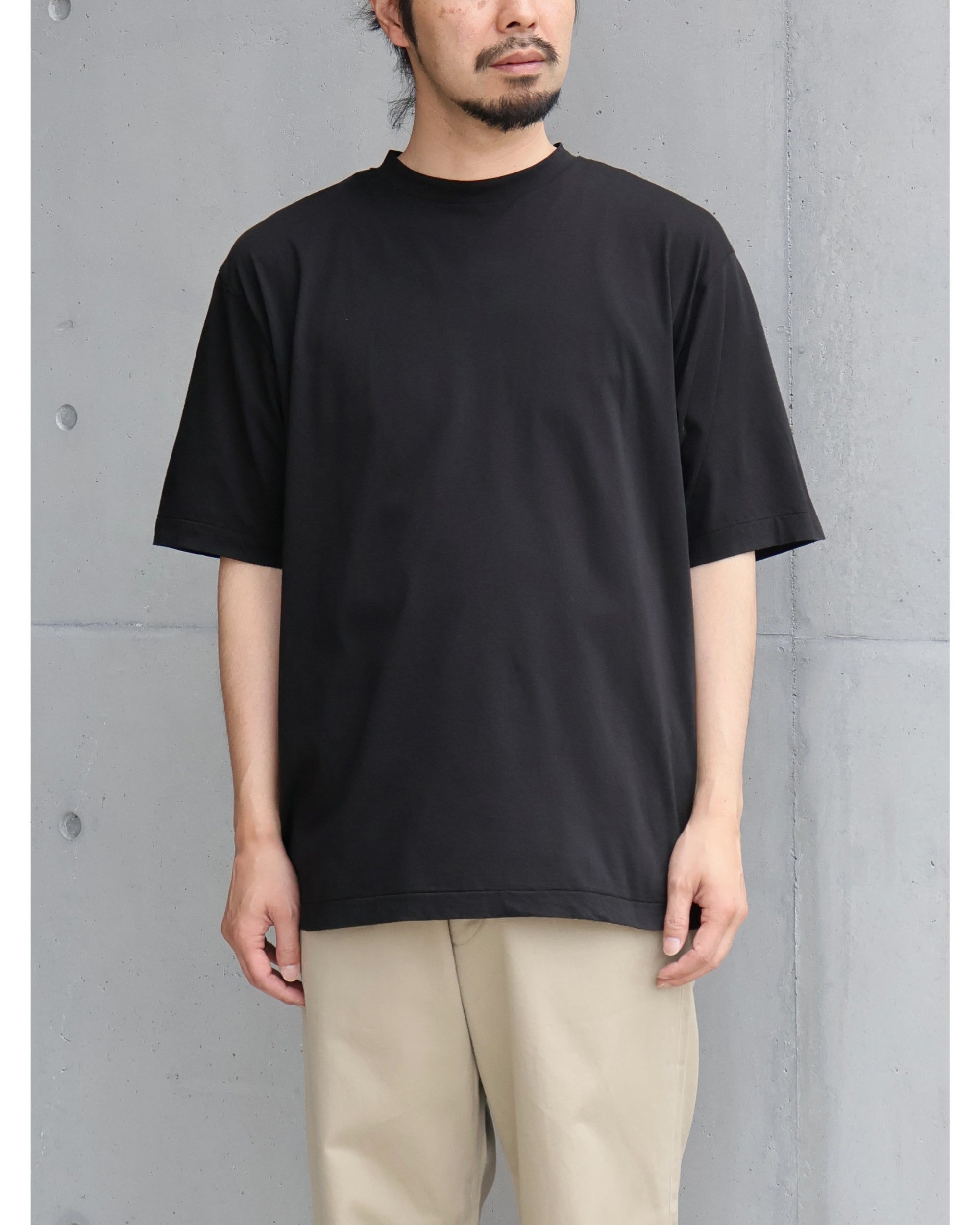 THINコットン Tシャツ BLACK – TIME AFTER TIME