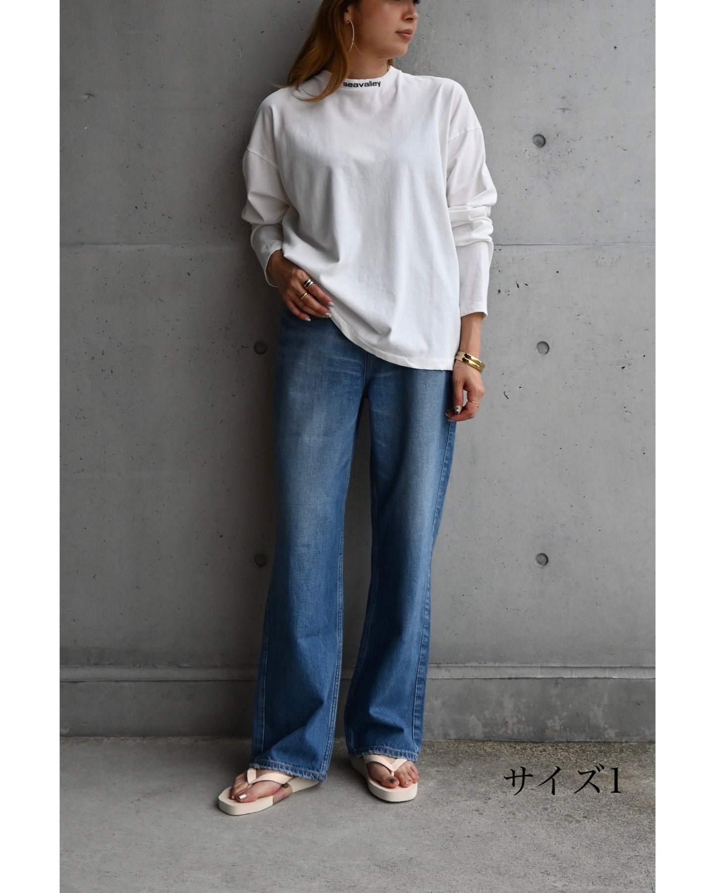 SEAVALLEY スケーターL/S TEE