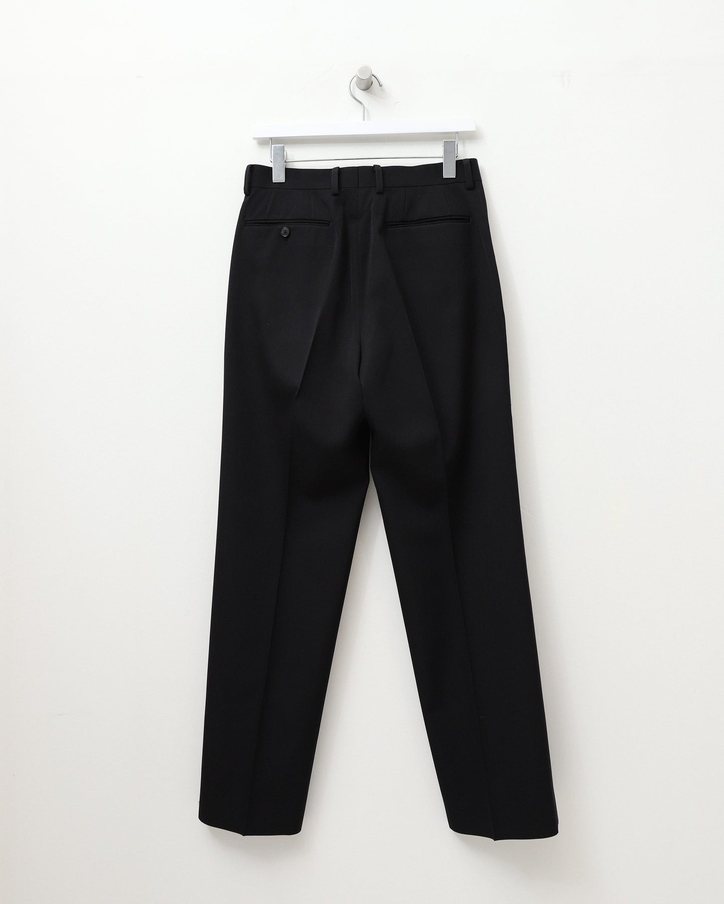 LIGHT WOOL MAX GABARDINE SLACKS TOP BLACK