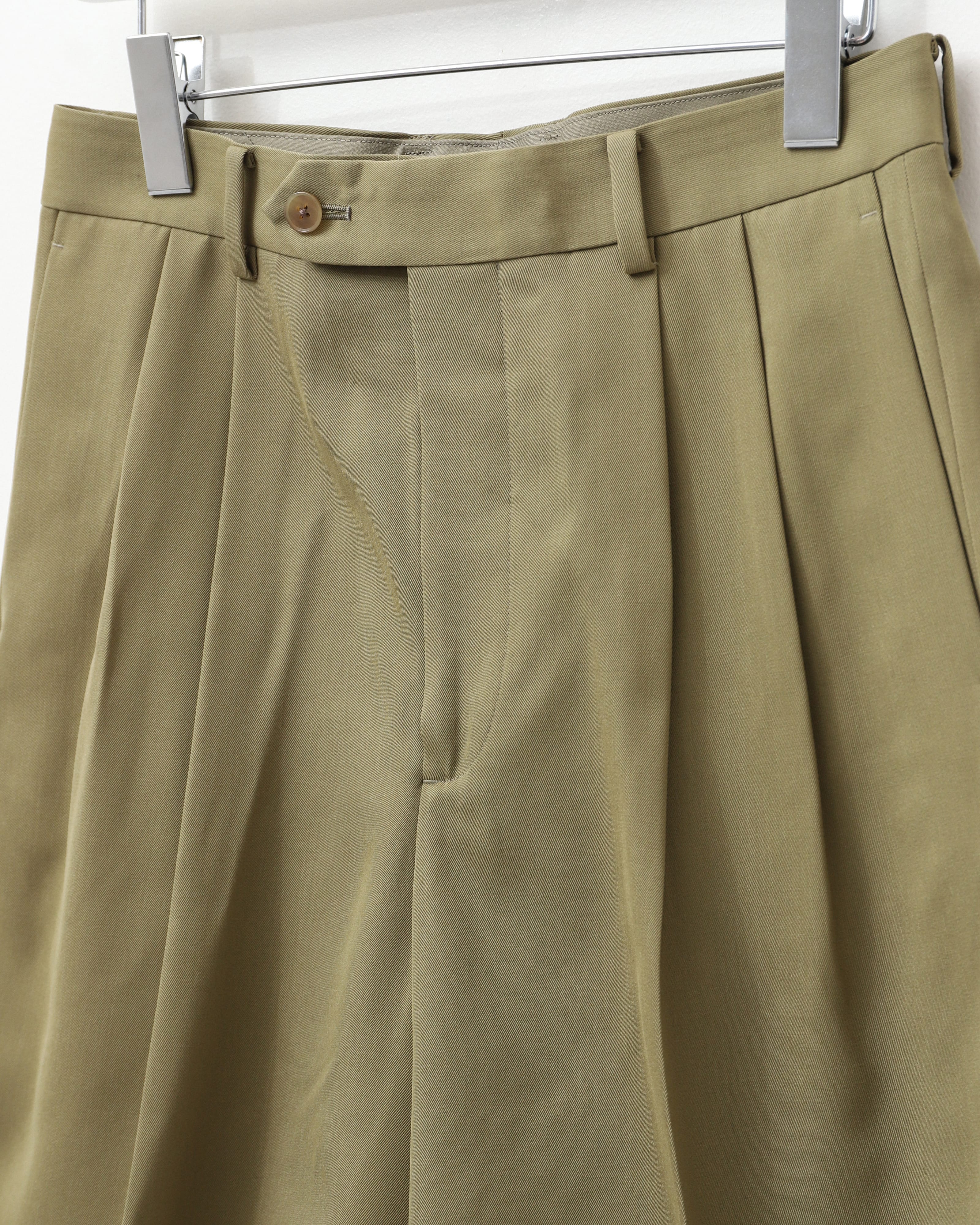 LIGHT WOOL MAX GABARDINE SHORTS KHAKI – TIME AFTER TIME