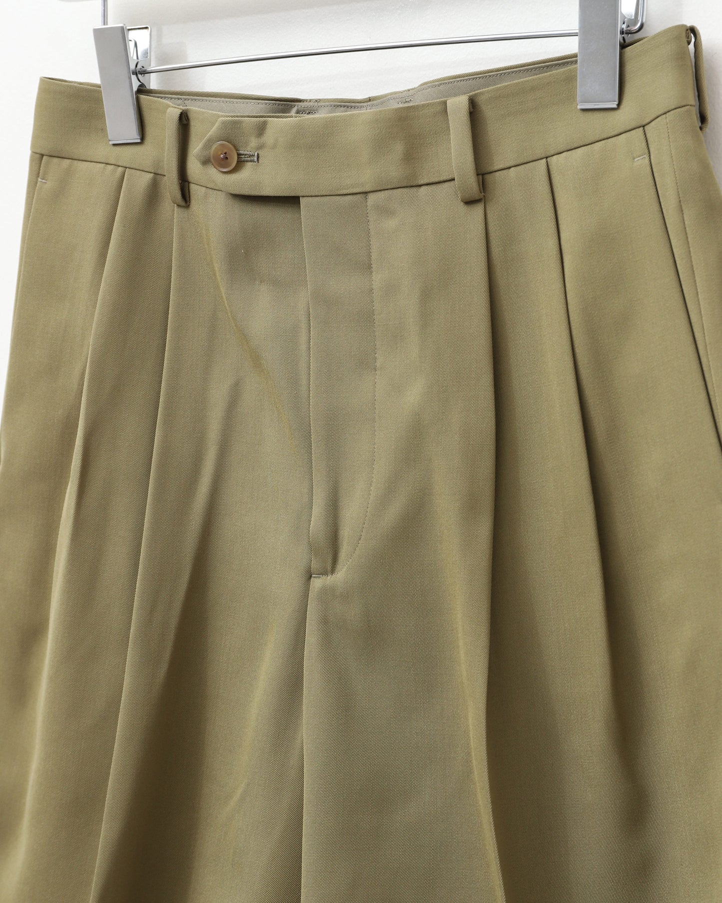 LIGHT WOOL MAX GABARDINE SHORTS KHAKI