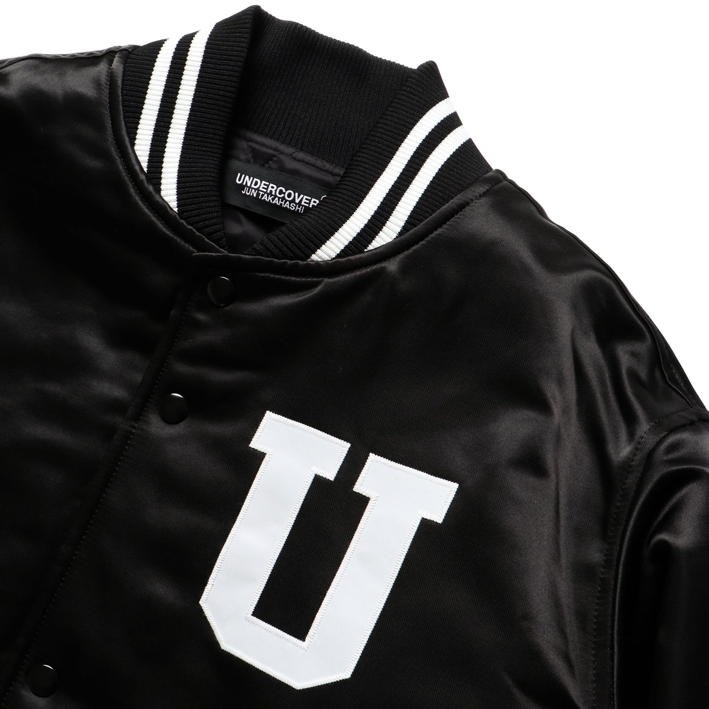 SATIN STADIUM JACKET / U KEEP THE SUN BRAIN