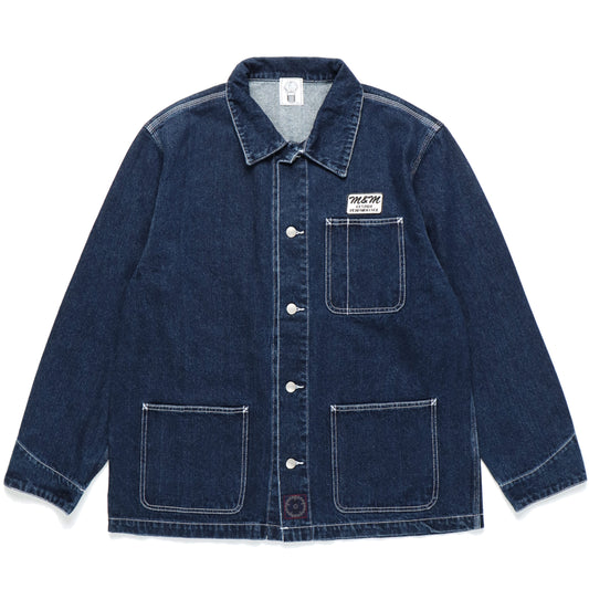 DENIM LOOSE FIT COVERALL JACKET