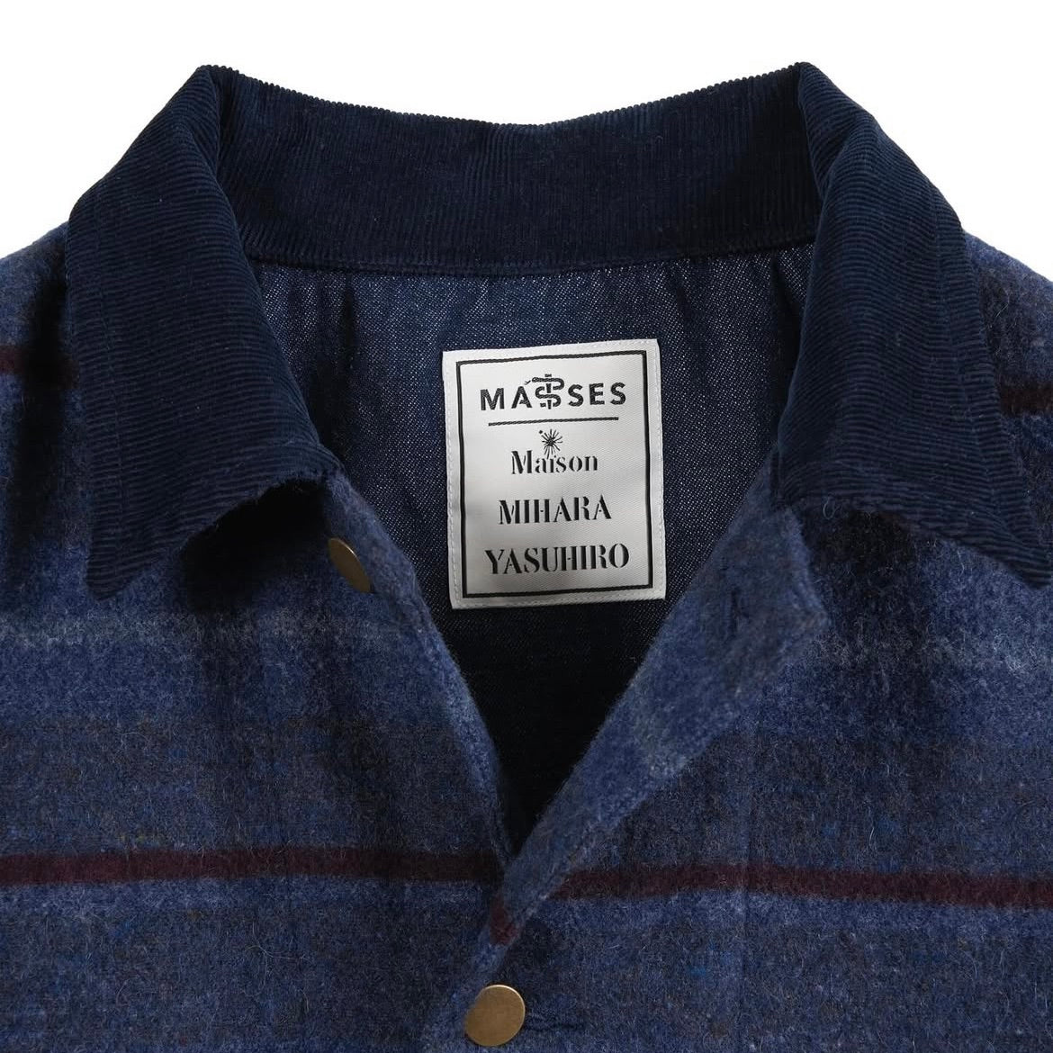 MASSES × Maison MIHARA YASUHIRO / WOOL BLANKET COVERALL MMY