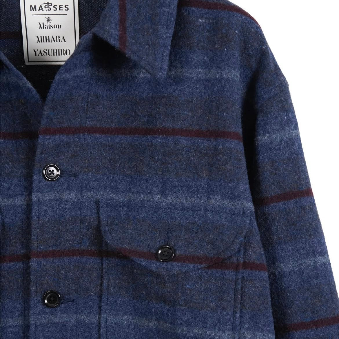 MASSES × Maison MIHARA YASUHIRO / WOOL BLANKET SHIRTS MMY