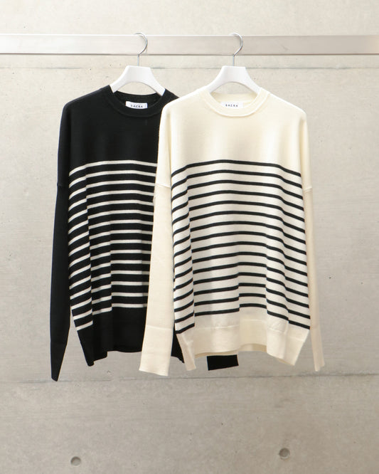EX.FINE MERINO BORDER TOP