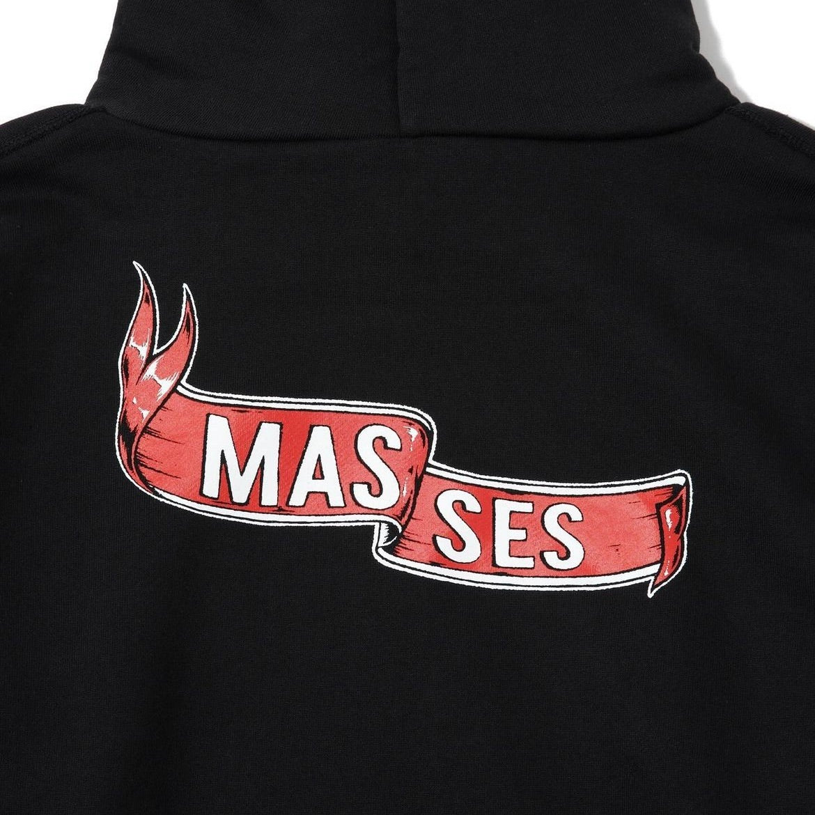 MASSES×PORKCHOP SWEAT HOODED FLING WHEEL P