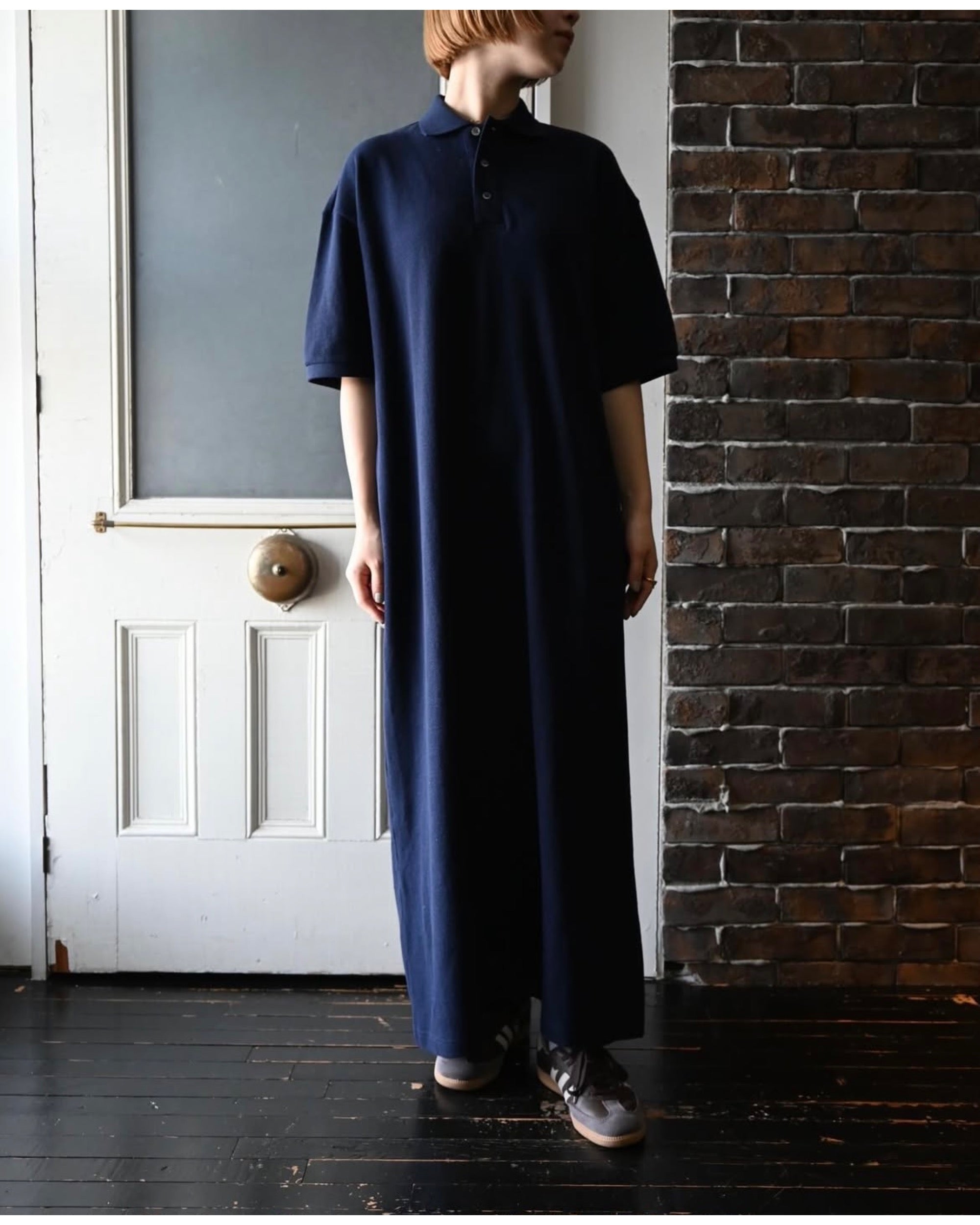 ワンピース INSCRIRE Big Polo One Piece Big Polo One Piece(S NAVY): INSCRIRE: WOMENS｜THE TOKYO