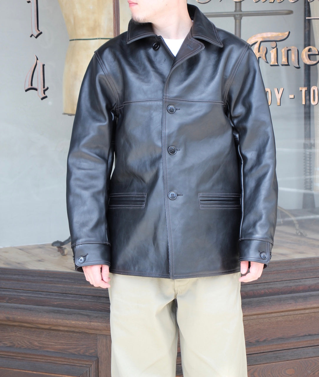 HORSEHIDE CAR COAT