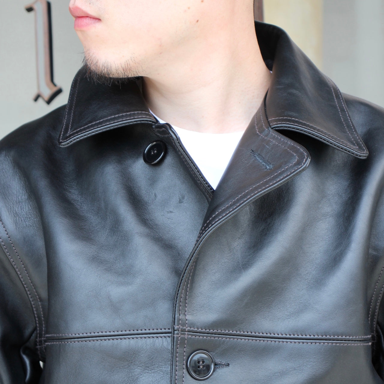 HORSEHIDE CAR COAT