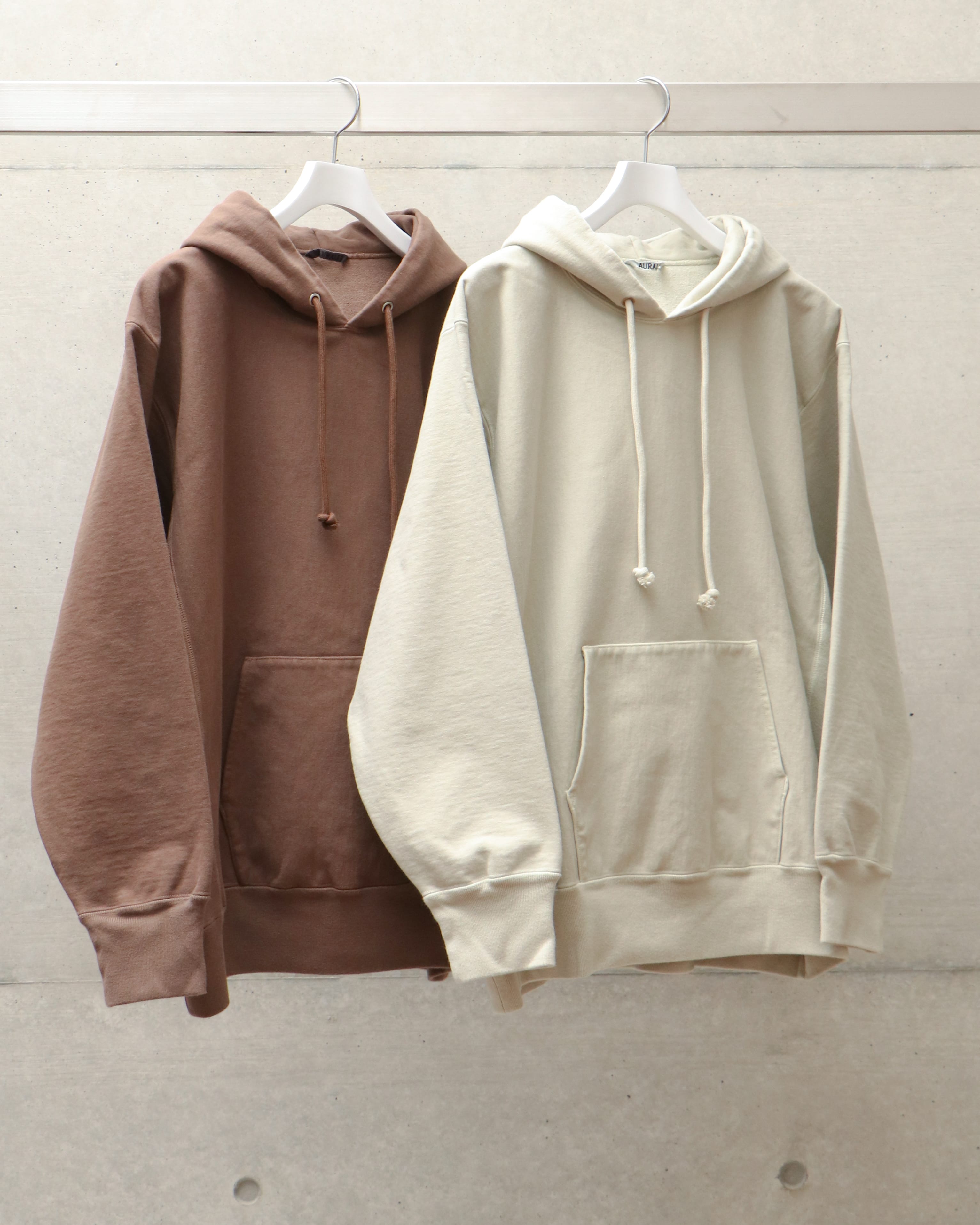 パーカーAURALEE B&Y SUPER MILLED SWEAT P/O PARKA - パーカー