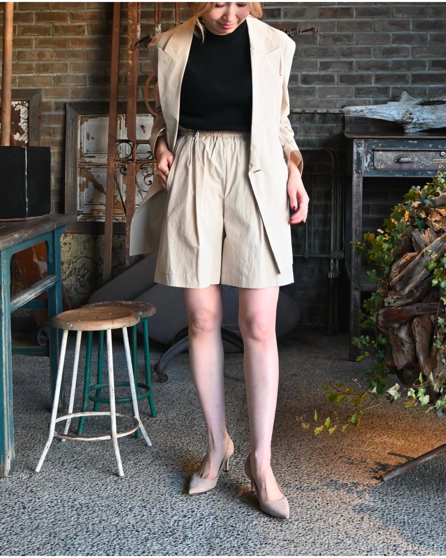 H.COUNT COTTON TUMBLE JACKET