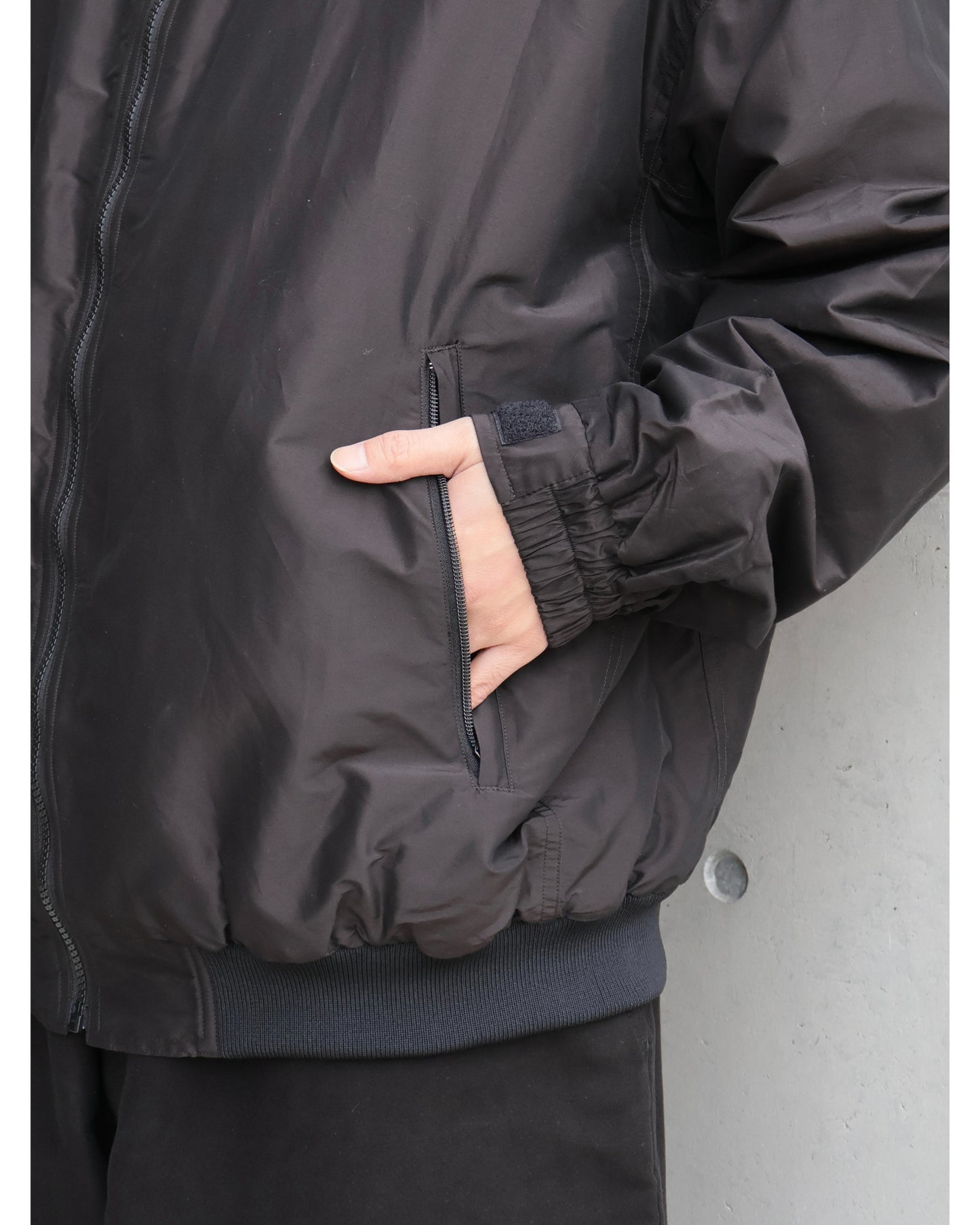 コットンシルク トラックジャケット BROWN