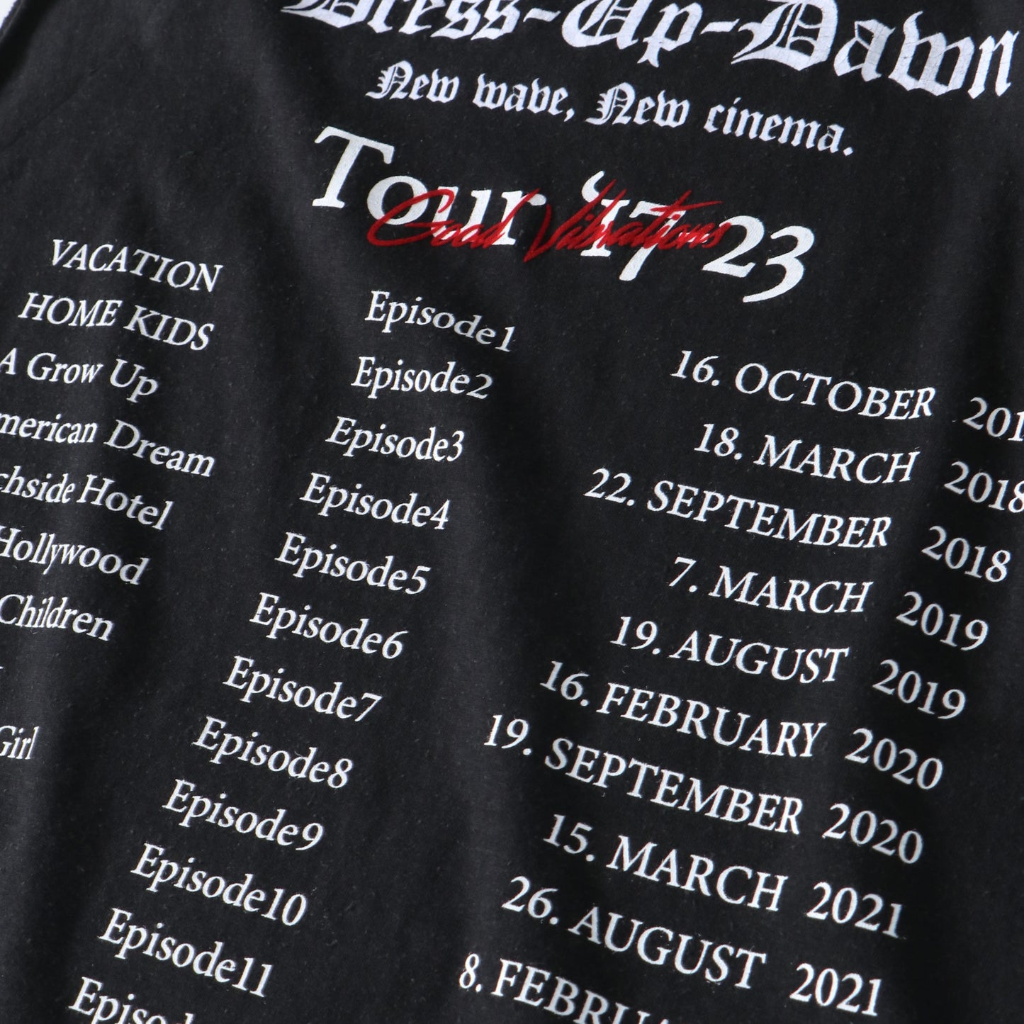 "The Dawn" No-Sleeve Tour Tee