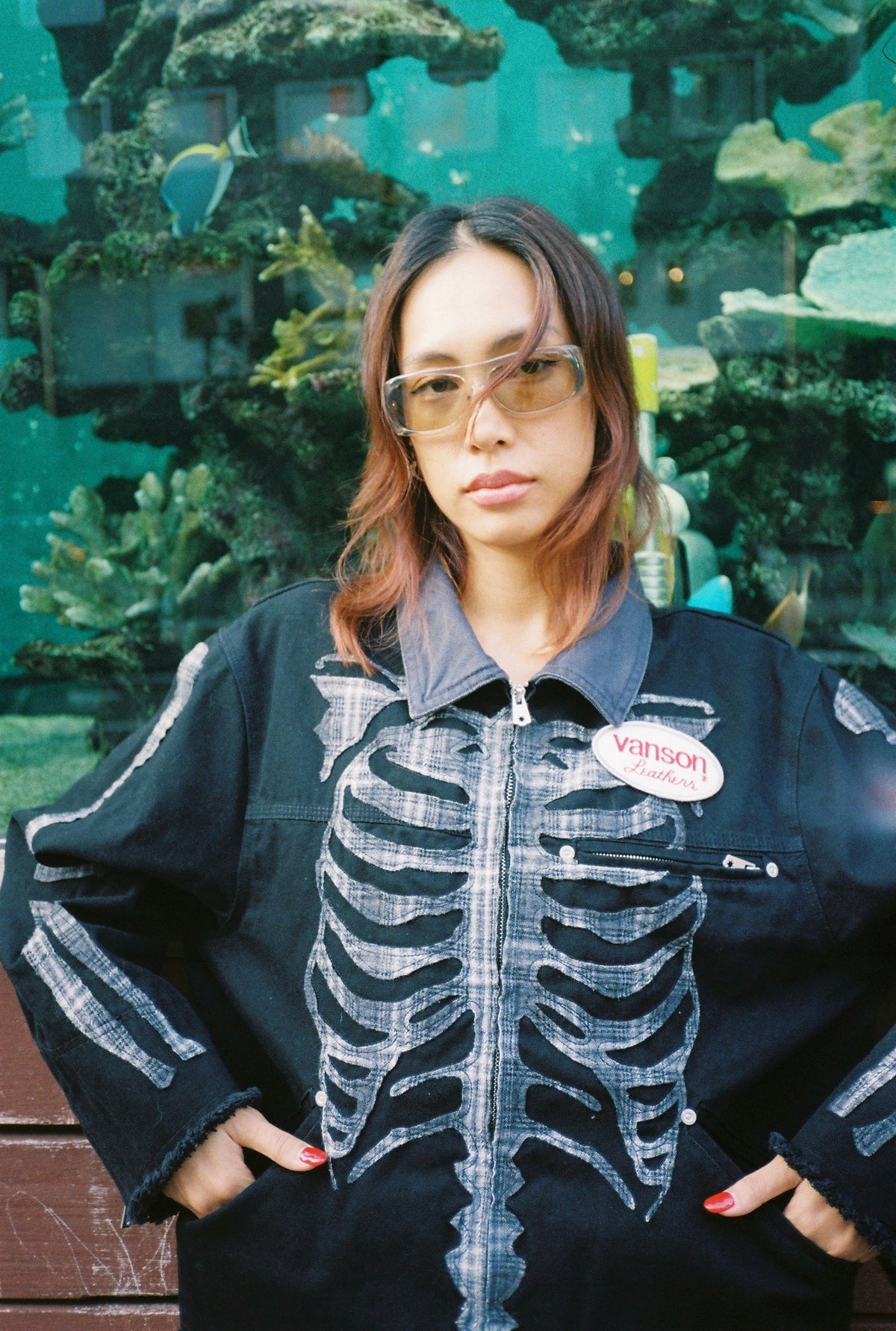 VANSON × FAF Canvas Bone Jacket