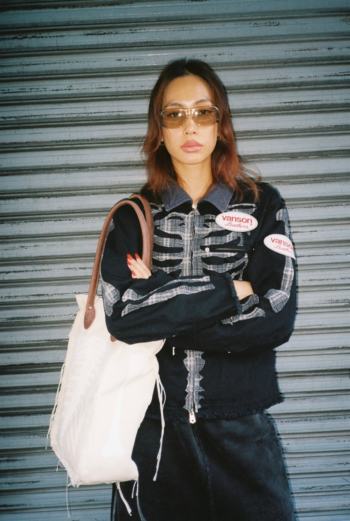 VANSON × FAF Canvas Bone Jacket