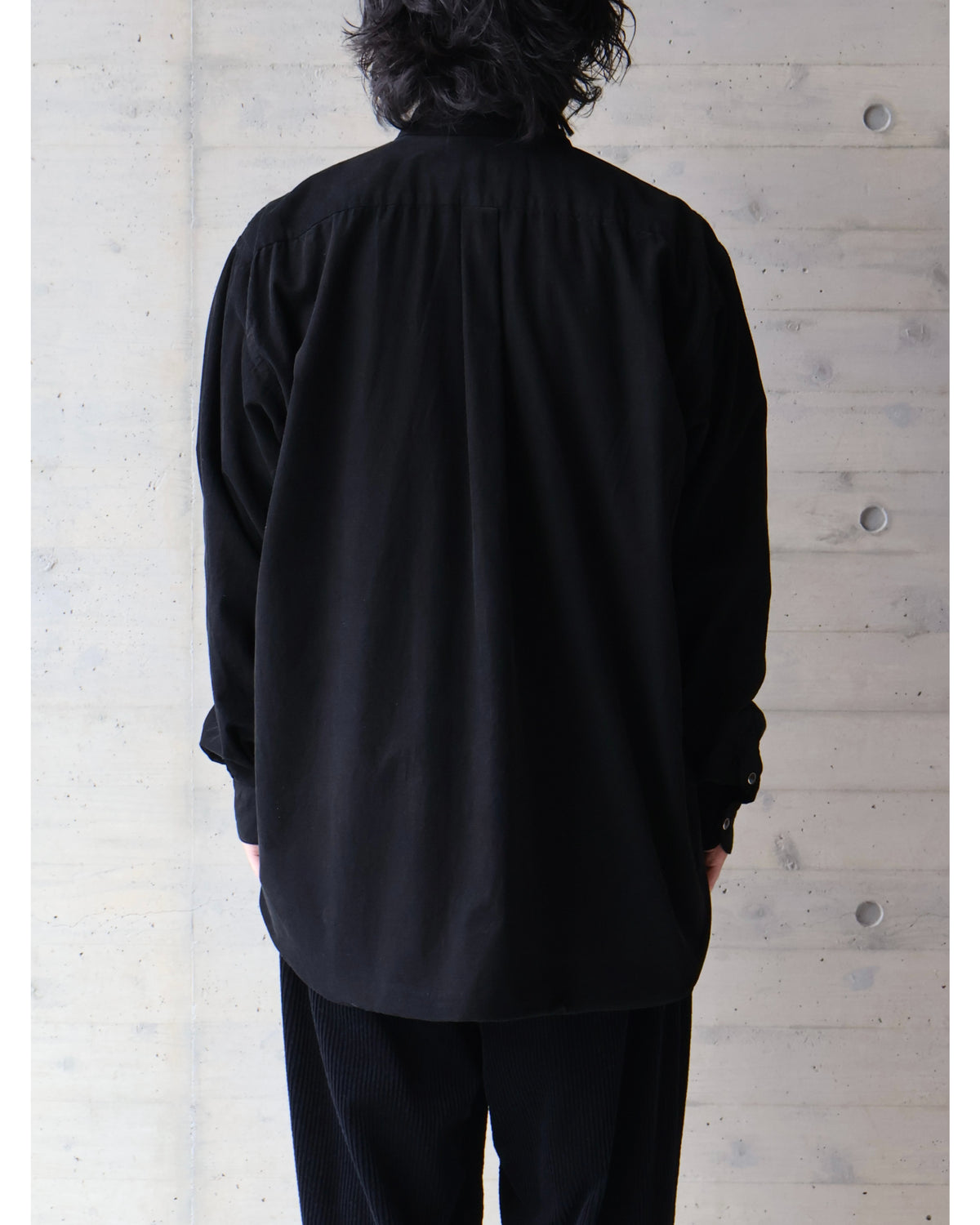 コーデュロイ コモリシャツ BLACK