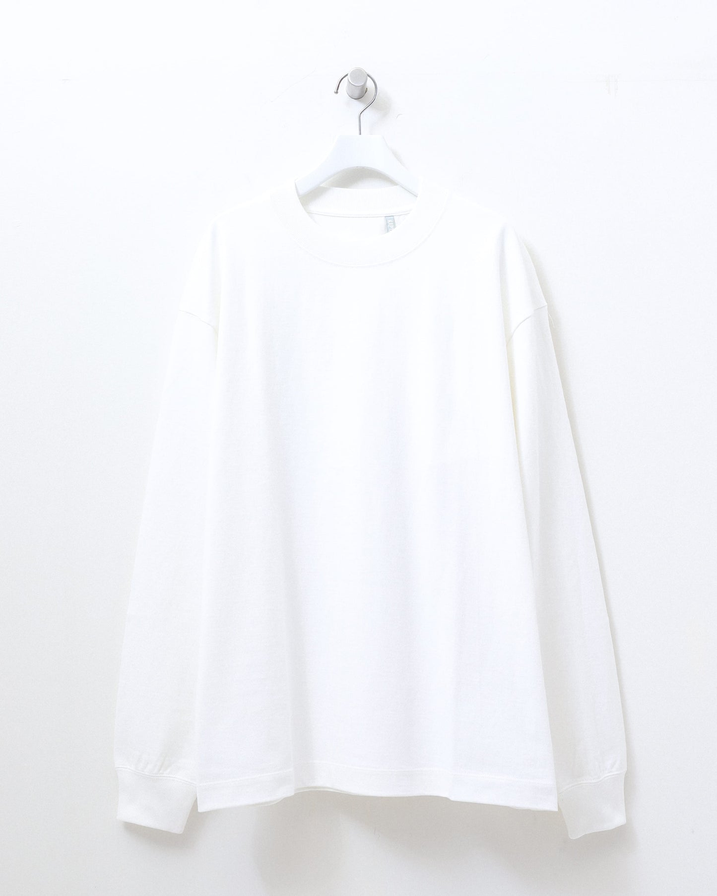 Suvin Supima Tube L/S Tee Haevy WHITE