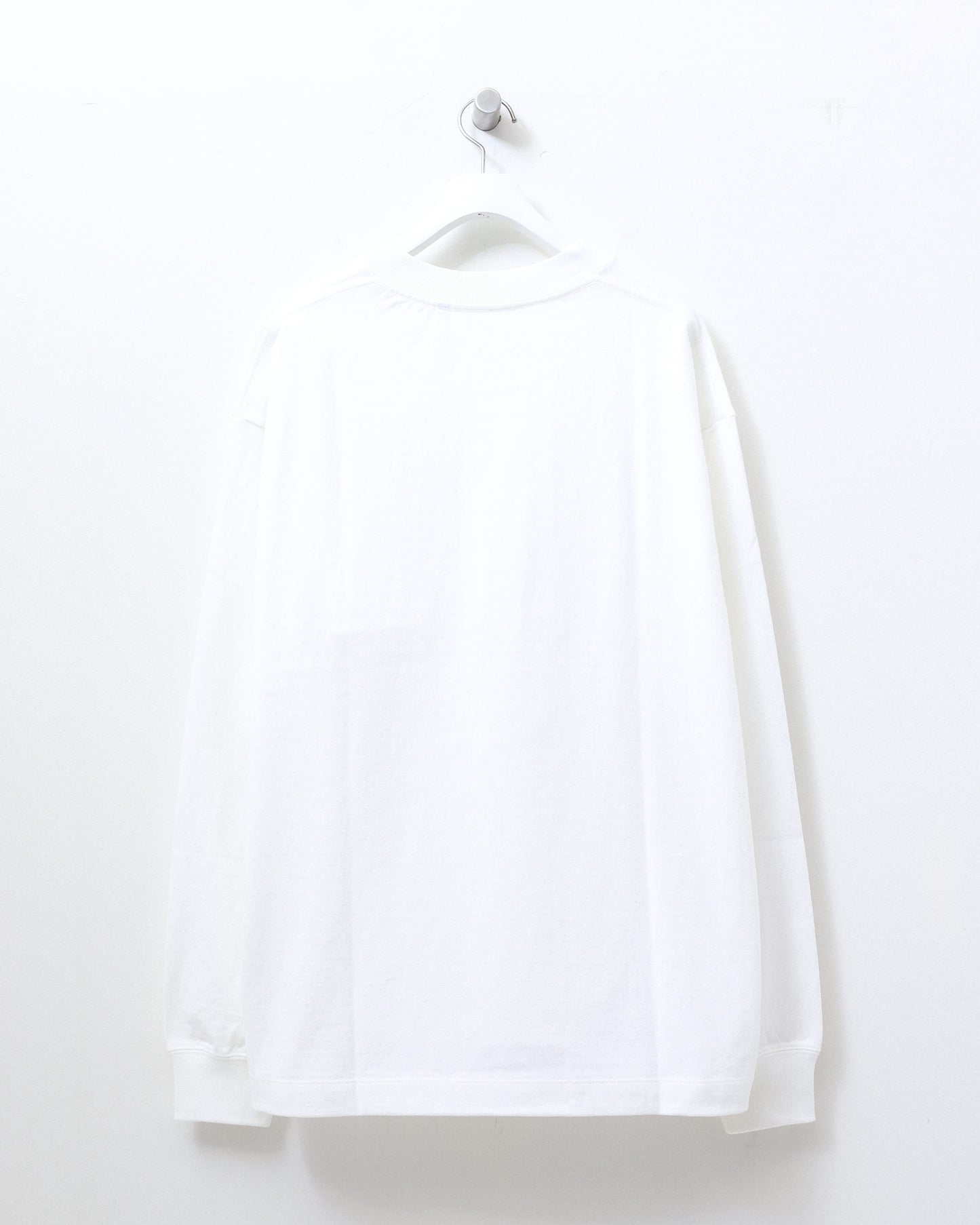 Suvin Supima Tube L/S Tee Haevy WHITE