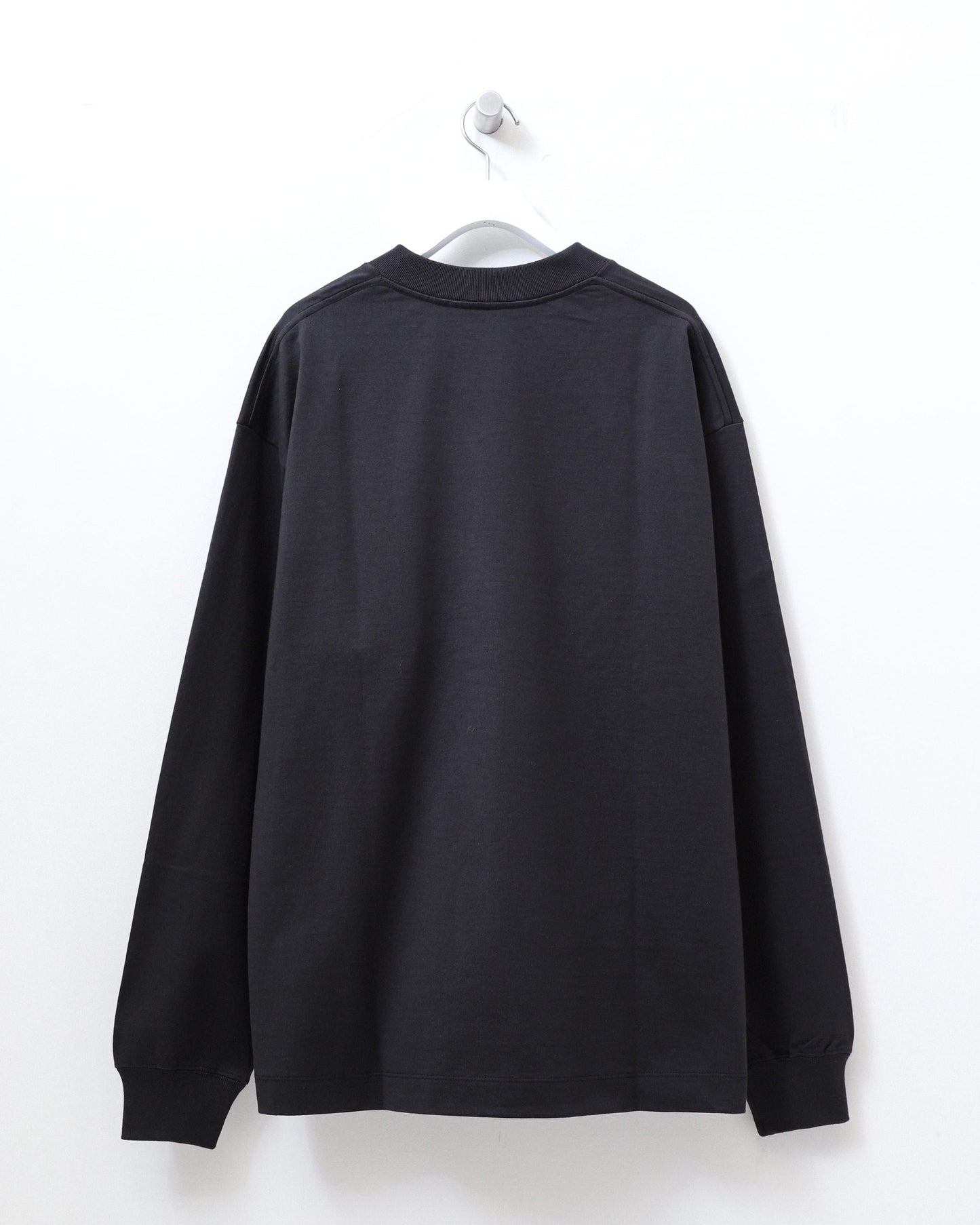 Suvin Supima Tube L/S Tee Heavy INK BLACK