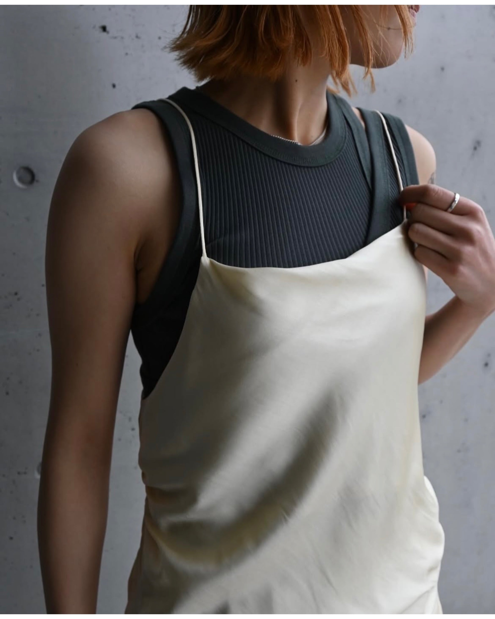 DRAPE SATIN CAMISOLE TOPS – TIME AFTER TIME
