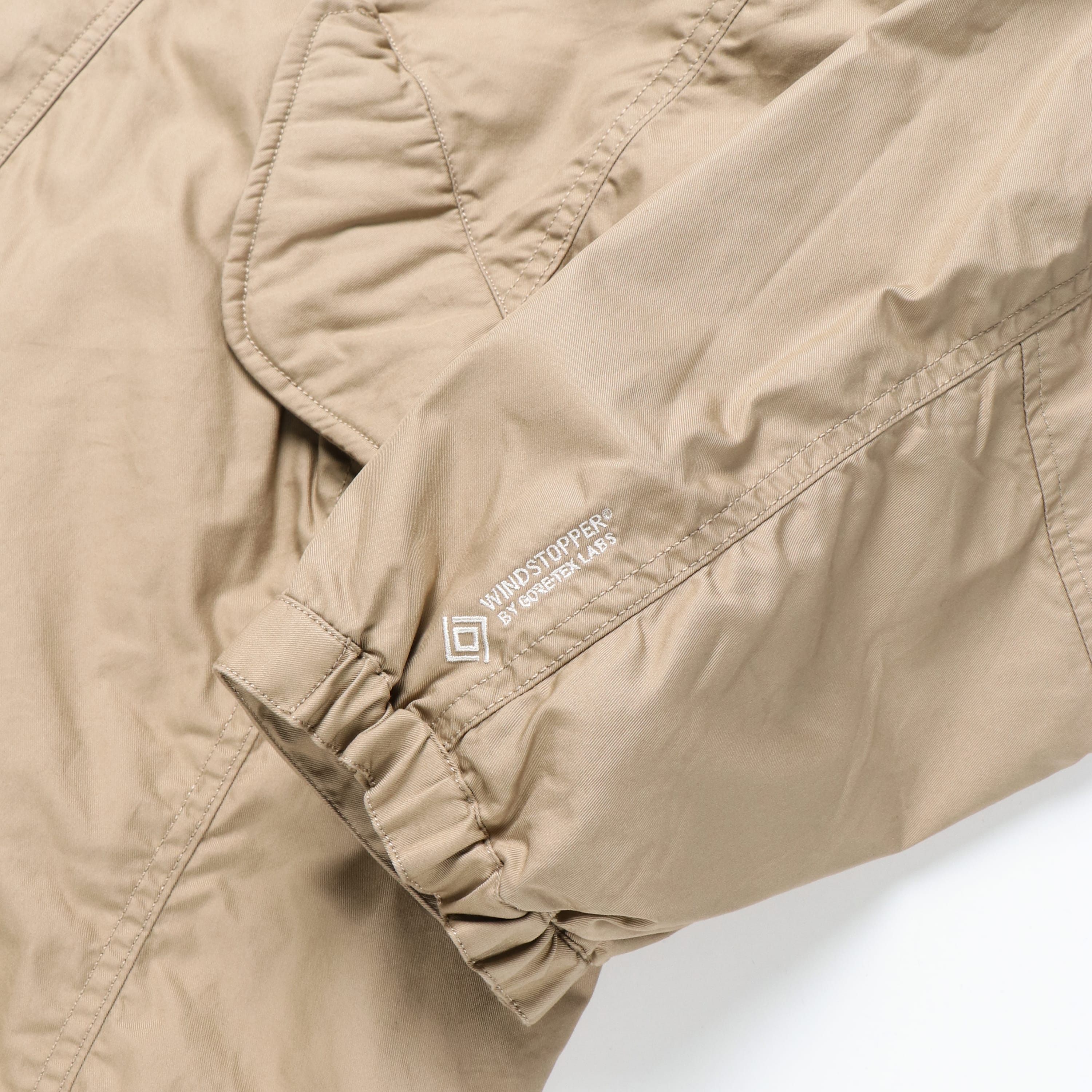 TROOPER COAT C/N GABARDINE WITH GORE-TEX WINDSTOPPER – TIME