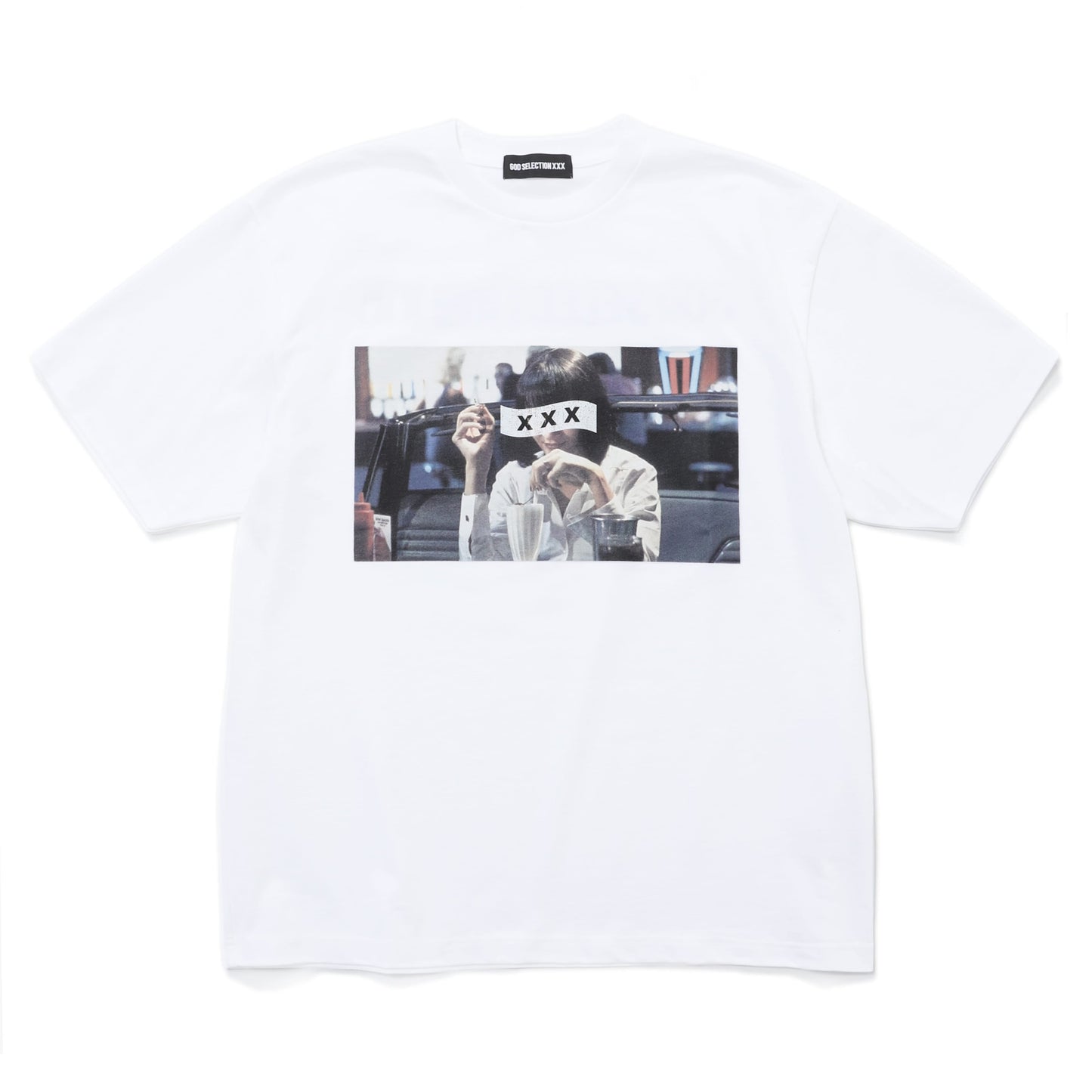 TAT × GOD SELECTION XXX PRINT T-SHIRT