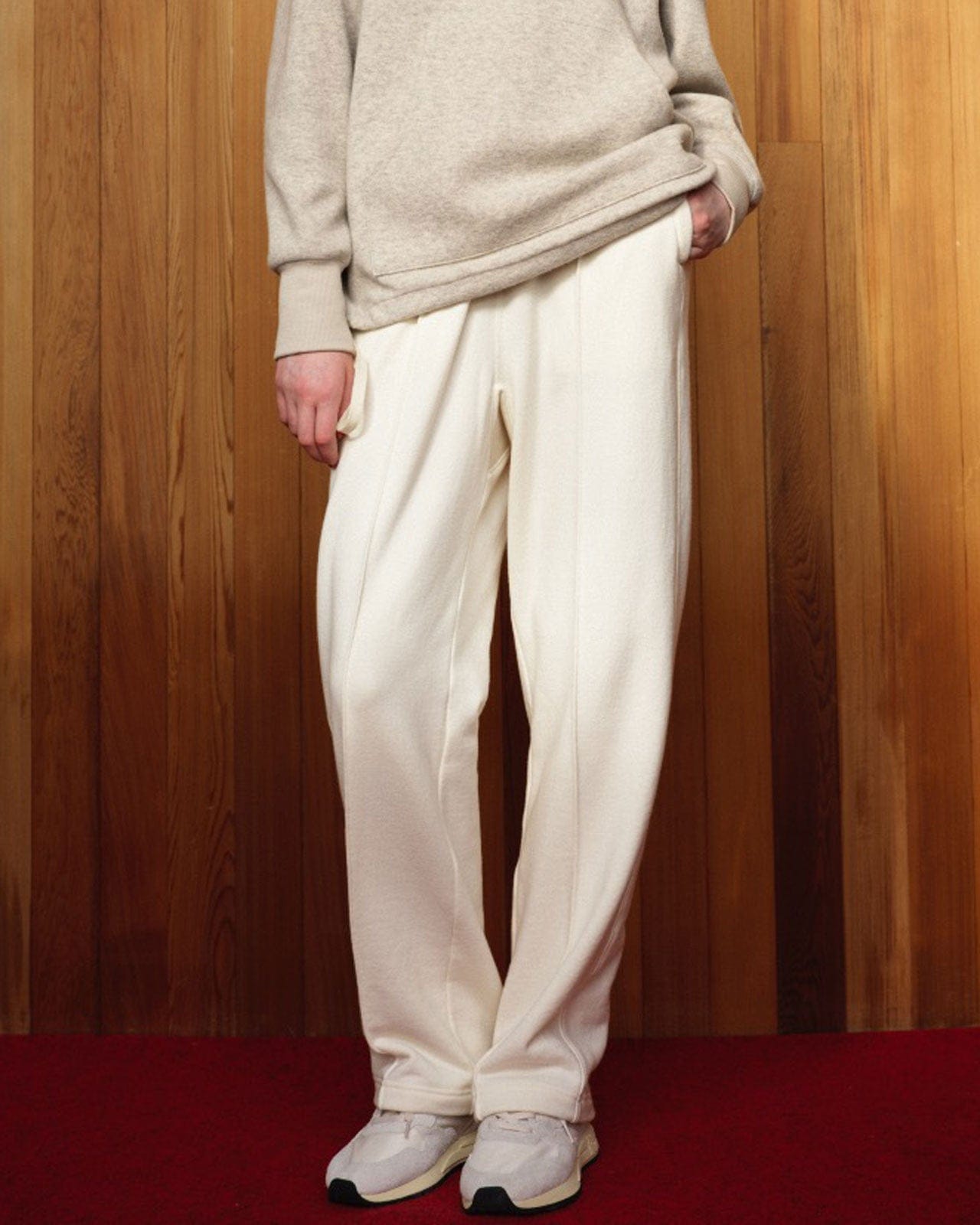 COTTON WOOL SWEAT PANTS