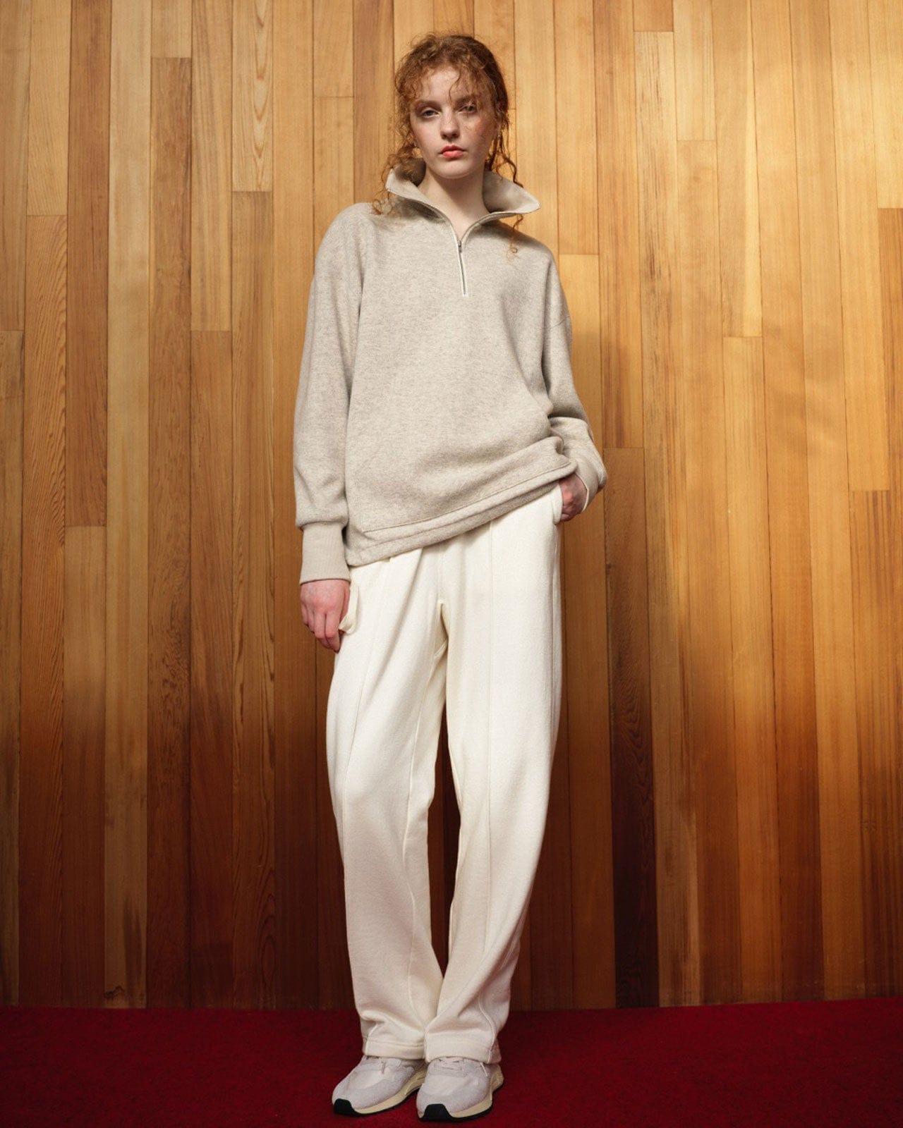 COTTON WOOL SWEAT PANTS