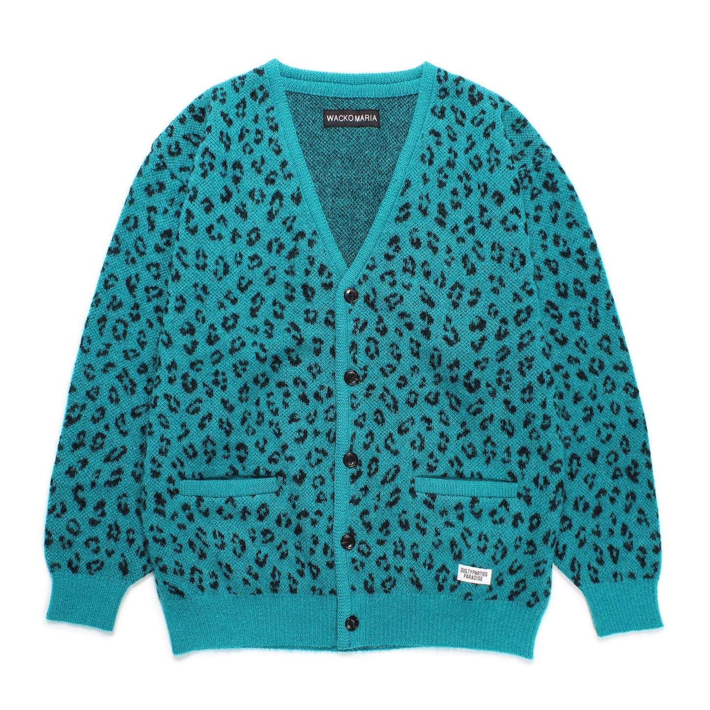 LEOPARD MOHAIR CARDIGAN