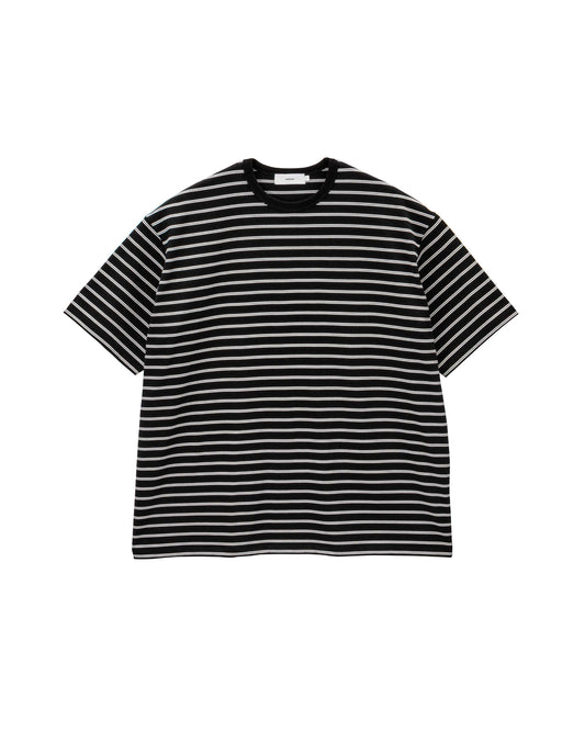 Tri Spun Border S/S Tee BLACK×WHITE