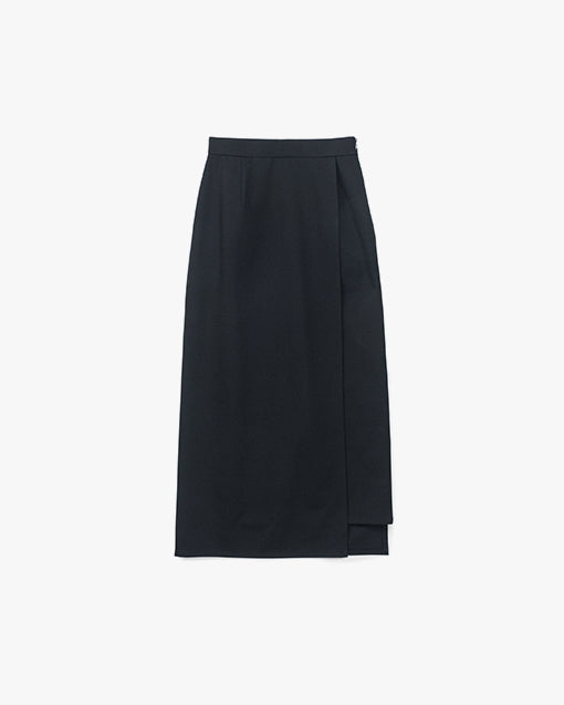 Compact Ponte Wrap Skirt