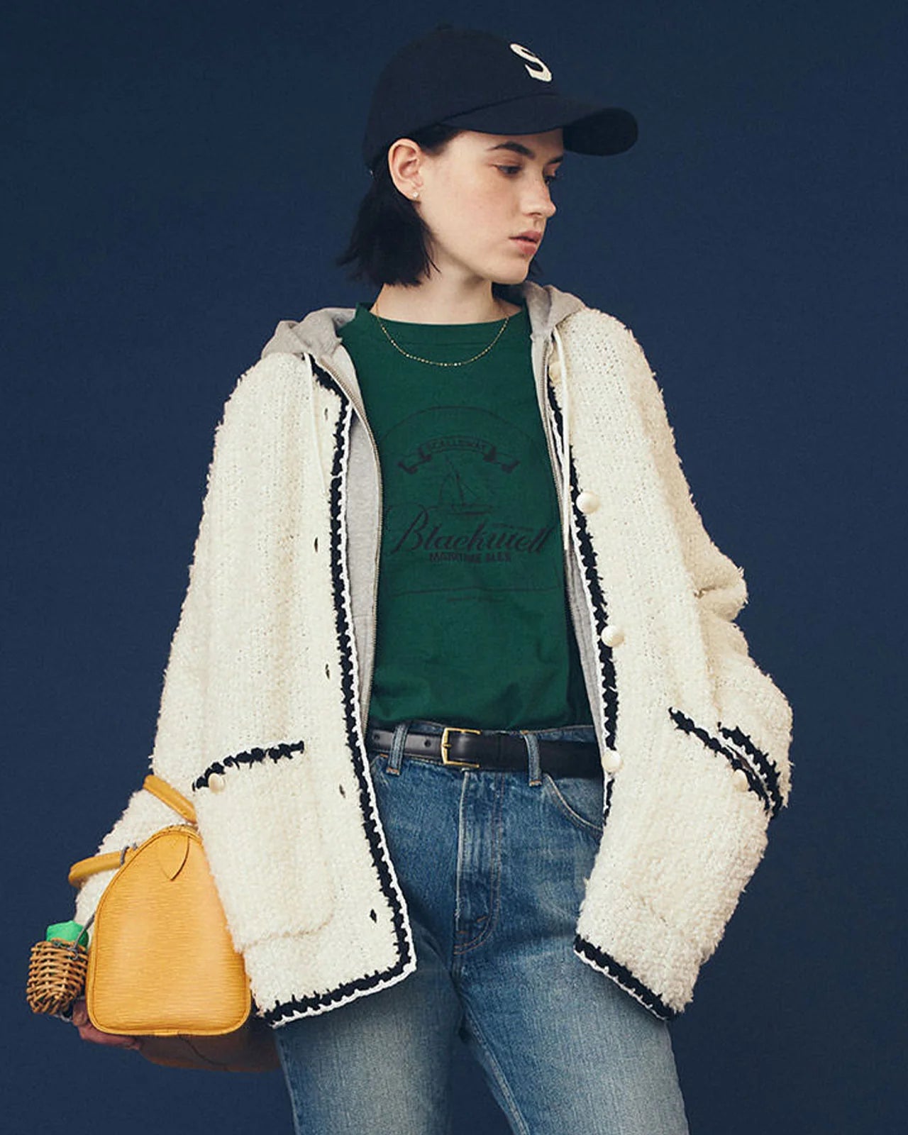 TWEED KNIT CARDIGAN