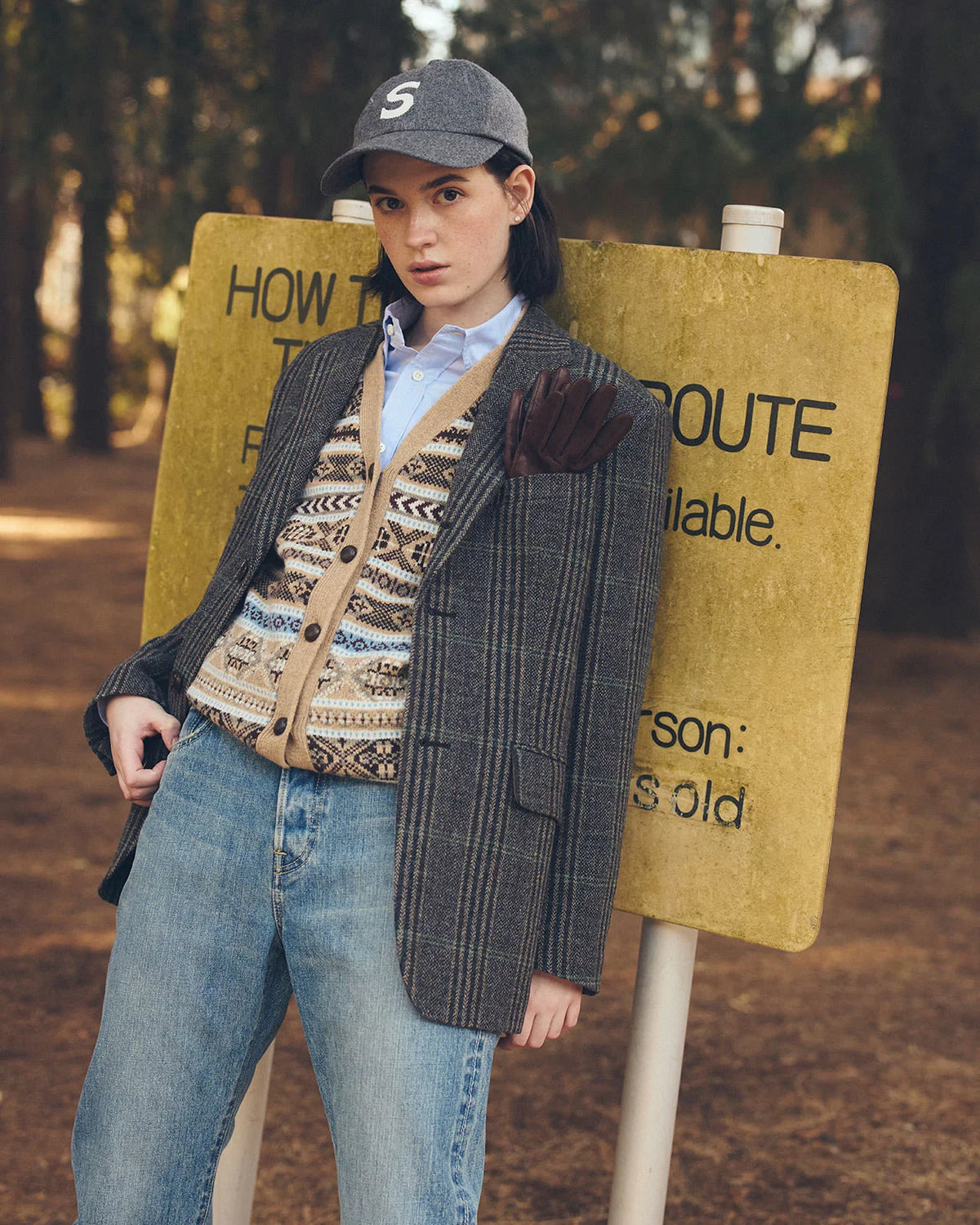 BRITISH WOOL CHECKED JACKET