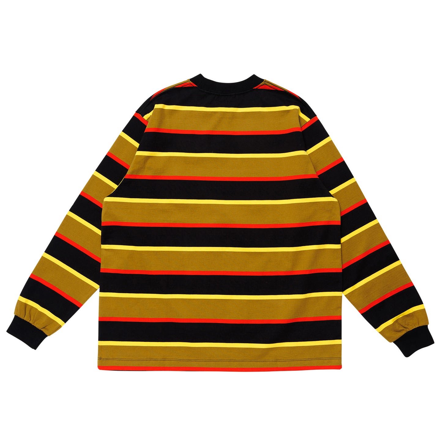 L/S RUGBY WEIGHT BORDER TEE BOX LOGO