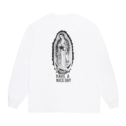 WASHED HEAVY WEIGHT CREW NECK LONG SLEEVE T-SHIRT ( TYPE-1 )