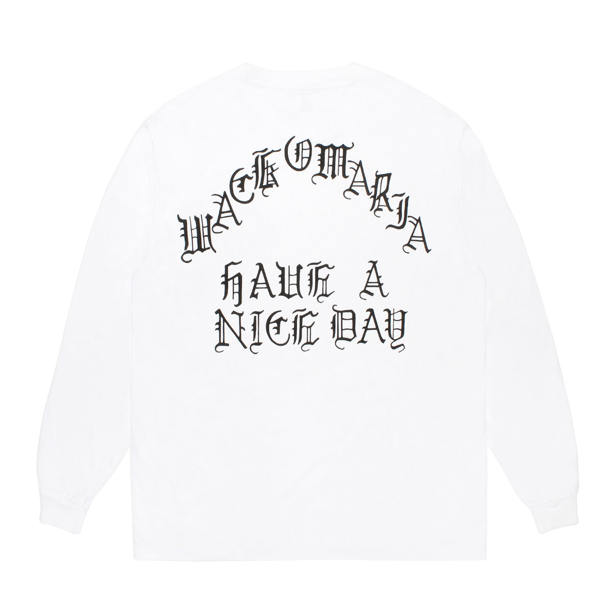 WASHED HEAVY WEIGHT CREW NECK LONG SLEEVE T-SHIRT ( TYPE-1 )