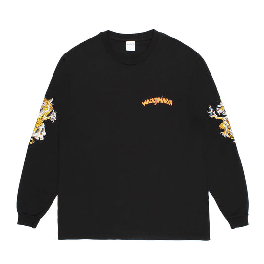 TIM LEHI / WASHED HEAVY WEIGHT CREW NECK LONG SLEEVE T-SHIRT ( TYPE-2 )