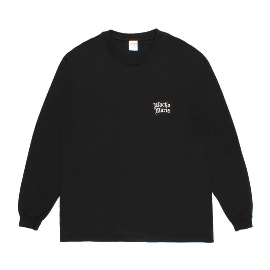 WASHED HEAVY WEIGHT CREW NECK LONG SLEEVE T-SHIRT ( TYPE-4 )