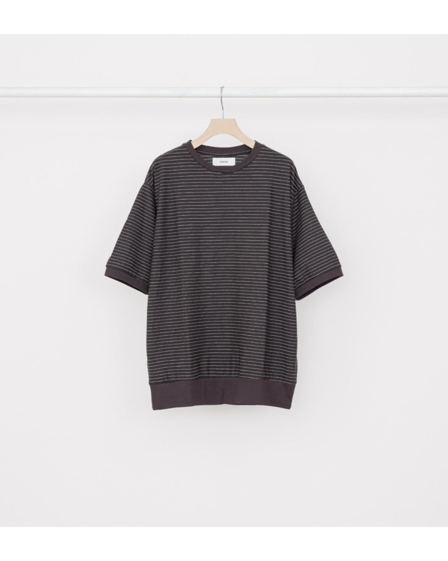 CREW NECK S/S CHARCOAL