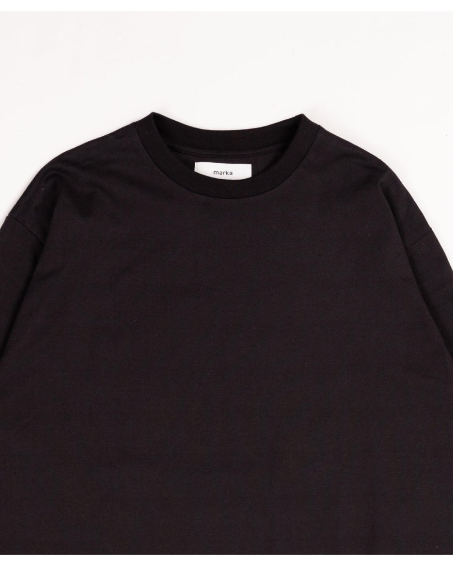 CREW NECK TEE L/S CHARCOAL