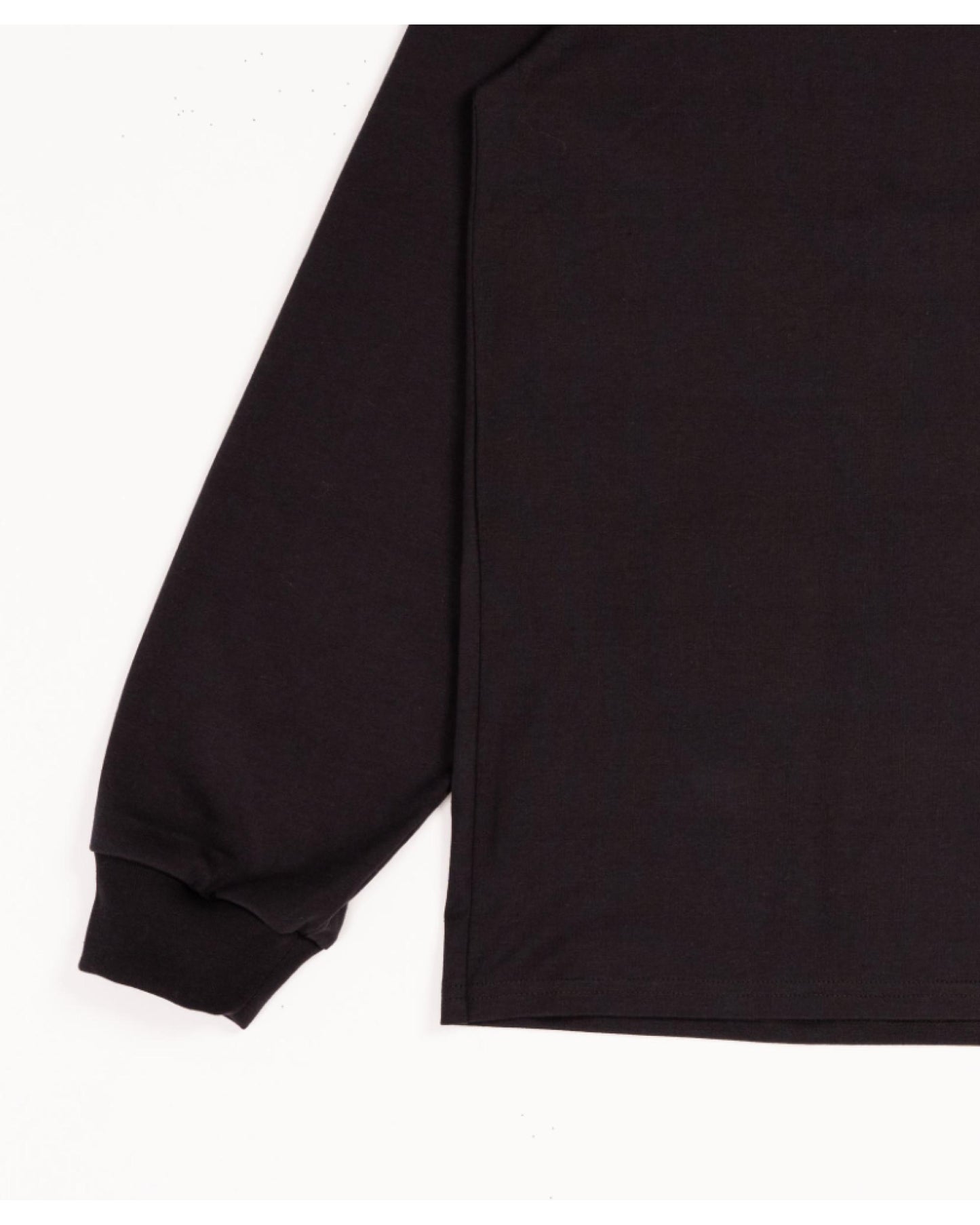 CREW NECK TEE L/S CHARCOAL