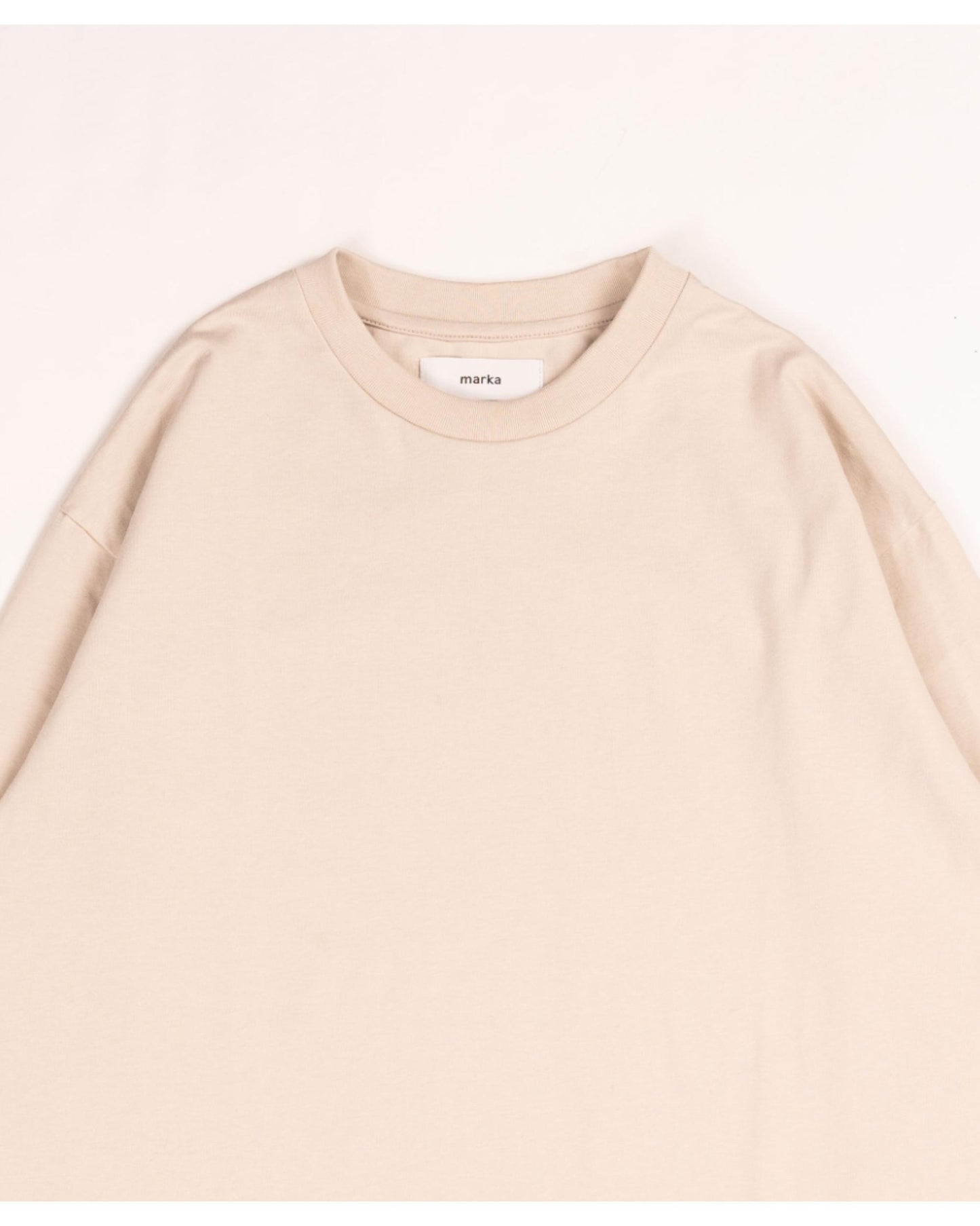 CREW NECK TEE L/S LIGHT GRAY