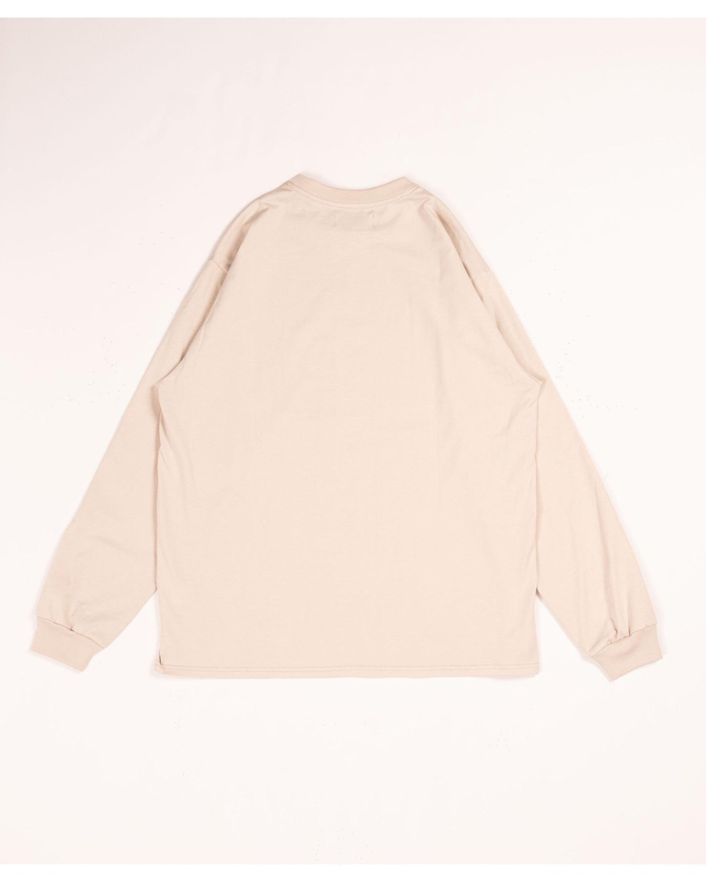 CREW NECK TEE L/S LIGHT GRAY