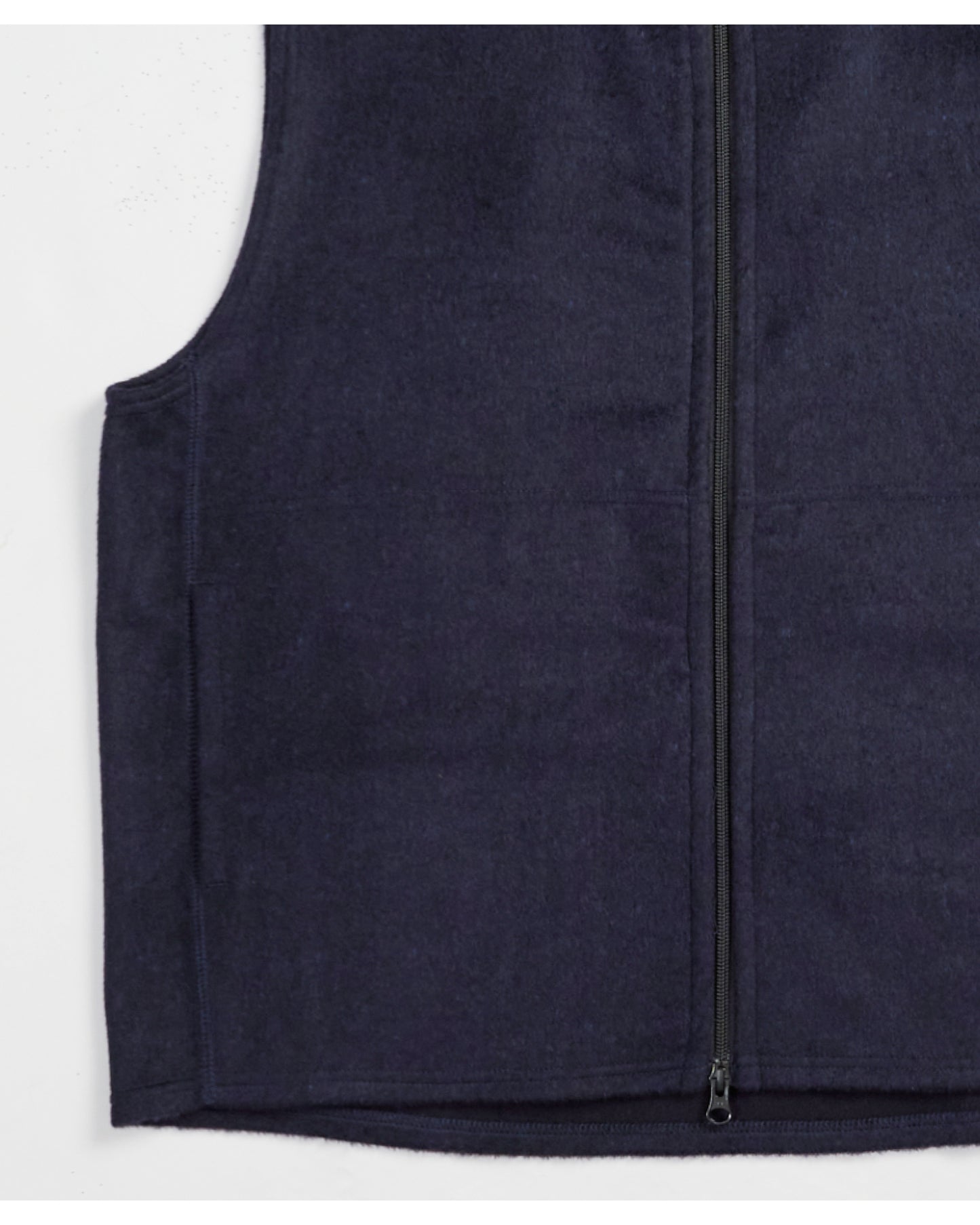 ZIP UP VEST DARK NAVY