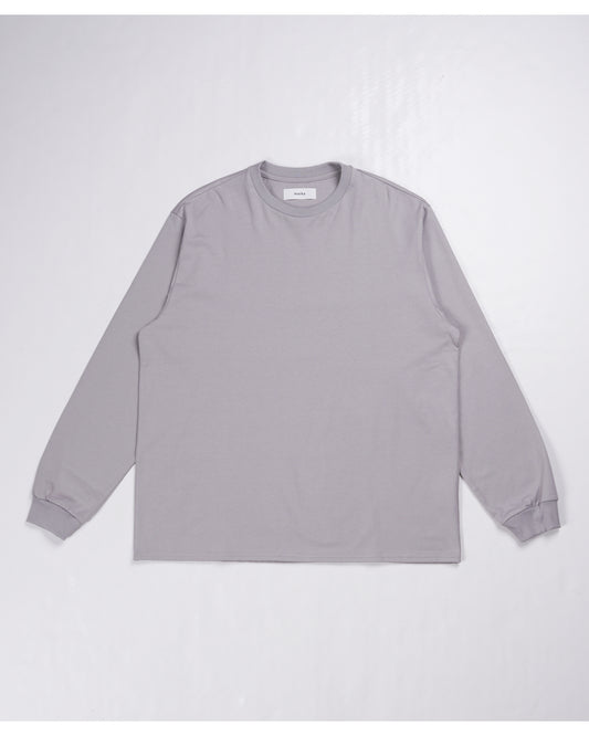 CREW NECK L/S TEE L.GRAY