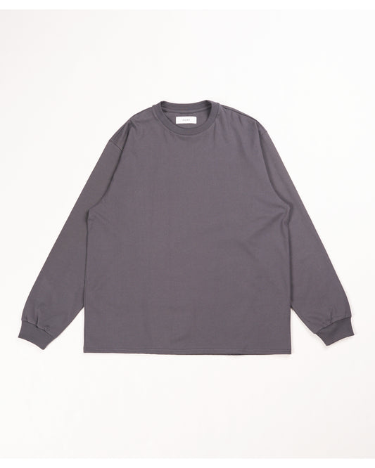 CREW NECK L/S TEE M.GRAY