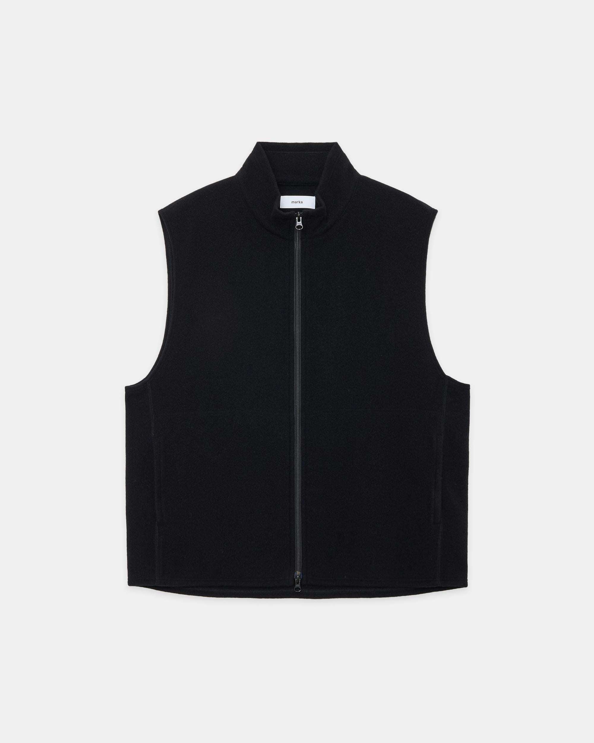 ZIP UP VEST BLACK – TIME AFTER TIME